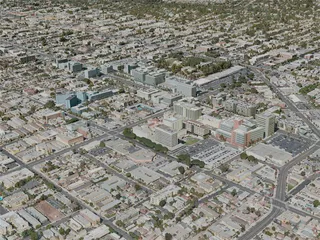 Hollywood City, USA (2021) 3D Model preview