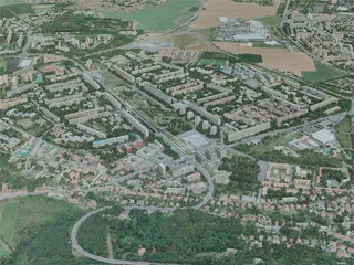 Praha-Kbely Airport, Czechia (2021) 3D Model preview