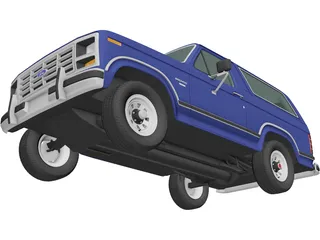 Ford Bronco (1982) 3D Model preview