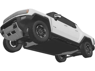 GMC Hummer EV (2022) 3D Model preview