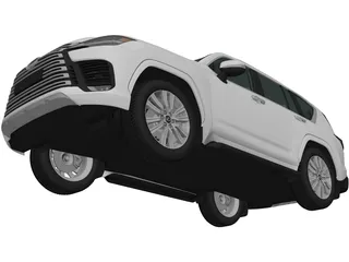 Lexus LX600 (2021) 3D Model preview