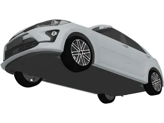 Kia Rio Hatchback (2021) 3D Model preview
