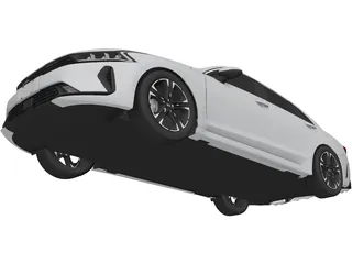 Kia K5 GT-Line CN (2021) 3D Model preview