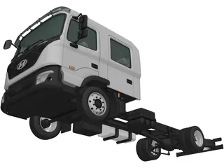Hyundai Pavise DoubleCab (2019) 3D Model preview