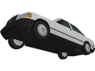 Mercedes-Benz 190 (1982) 3D Model preview
