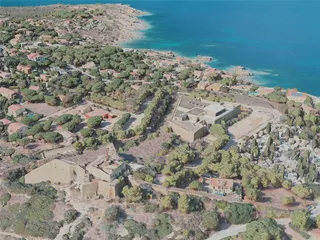 Calvi City, France (2021) 3D Model preview
