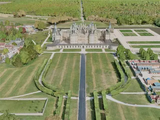 Chambord Castle, France (2021) 3D Model preview