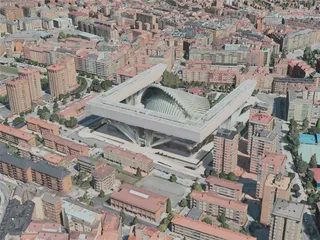 Oviedo City, Spain (2021) 3D Model preview