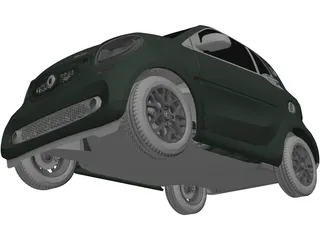 Smart EQ ForTwo (2017) 3D Model preview