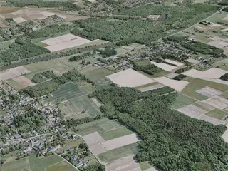 Chenonceaux City, France (2021) 3D Model preview