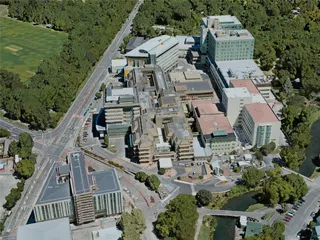 Christchurch City, New Zealand (2021) 3D Model preview