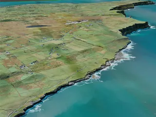 Cliffs of Moher, Ireland (2021) 3D Model preview