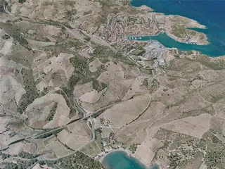 Collioure City, France (2021) 3D Model preview