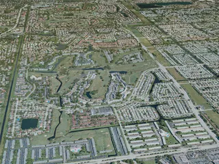 Coral Springs City, USA (2021) 3D Model preview