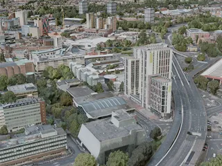 Coventry City, UK (2021) 3D Model preview