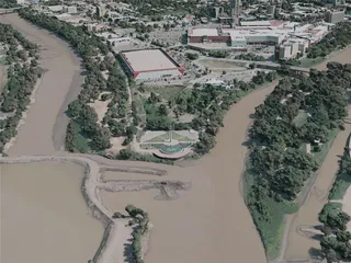Culiacan City, Mexico (2021) 3D Model preview