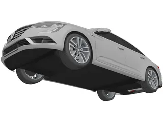 Renault Talisman (2016) 3D Model preview
