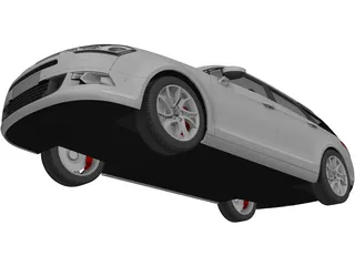 Citroen C5 Estate 3D Model preview