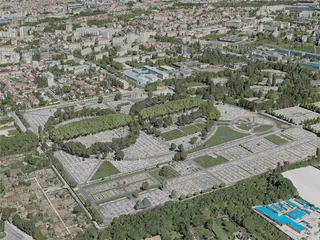 Dijon City, France (2021) 3D Model preview