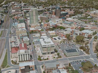 Durham City, USA (2021) 3D Model preview