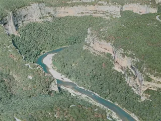 Gorges de l’Ardèche Canyon, France (2021) 3D Model preview