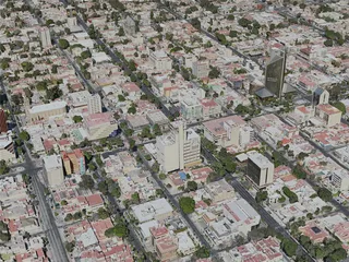 Guadalajara City, Mexico (2021) 3D Model preview