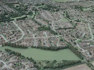 Hull City, UK (2021) 3D Model preview