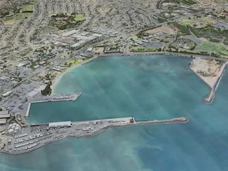 Kahului City, USA (2021) 3D Model preview