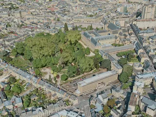 Le Mans City, France (2021) 3D Model preview