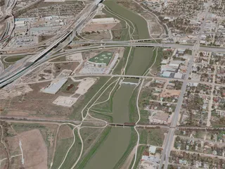 Fort Worth City, USA (2021) 3D Model preview