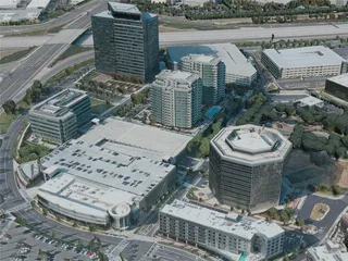 Irvine City, USA (2021) 3D Model preview
