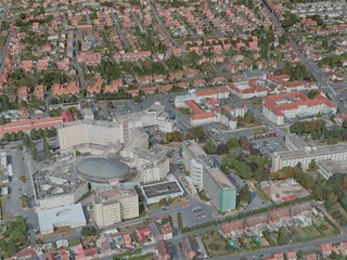 Lens City, France (2021) 3D Model preview