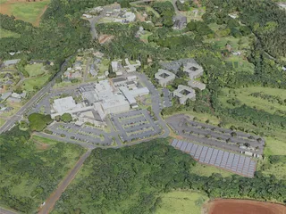 Lihue City, USA (2021) 3D Model preview