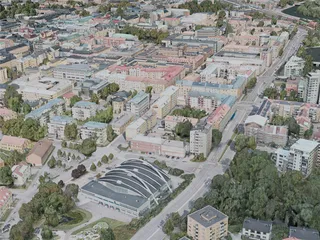 Linkoping City, Sweden (2021) 3D Model preview