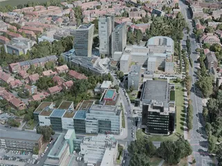 Munster City, Germany (2021) 3D Model preview