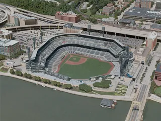 Pittsburgh City, USA (2021) 3D Model preview