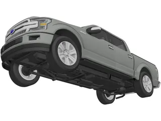Ford F-150 (2018) 3D Model preview