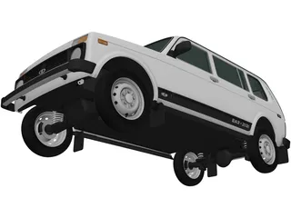 VAZ-2123 (2012) 3D Model preview