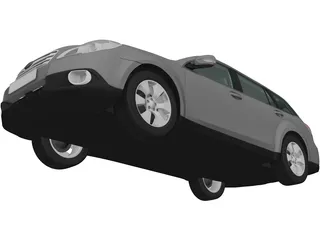 Subaru Outback (2010) 3D Model preview