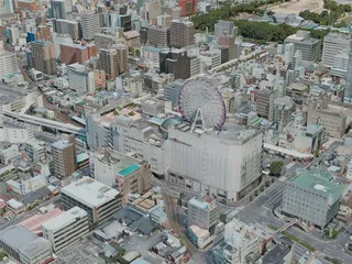 Matsuyama City, Japan (2021) 3D Model preview