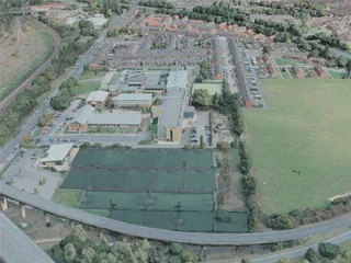 Middlesbrough City, UK (2021) 3D Model preview