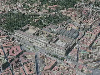 Naples City, Italy (2021) 3D Model preview