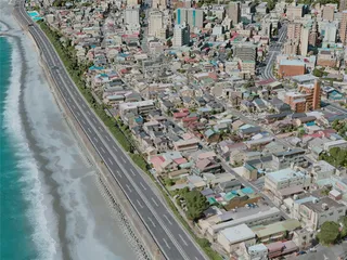 Odawara City, Japan (2021) 3D Model preview