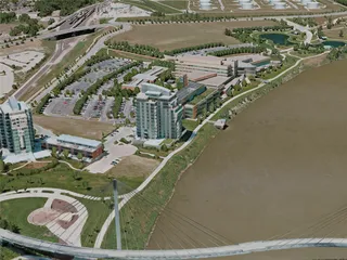 Omaha City, USA (2021) 3D Model preview