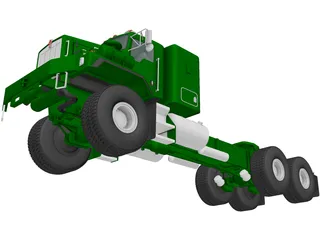 Kenworth C500 Semi Cab (2005) 3D Model preview