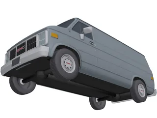 GMC Vandura (1987) 3D Model preview