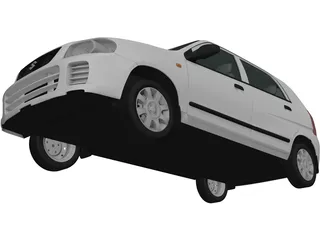 Suzuki Maruti Alto (2011) 3D Model preview