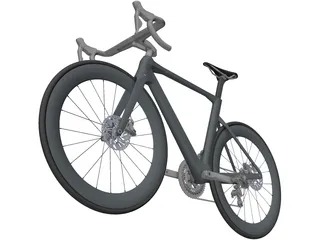 Road Bicycle 3D Model preview