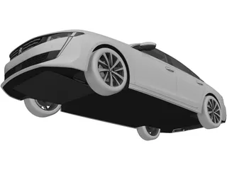 Peugeot 508 (2019) 3D Model preview