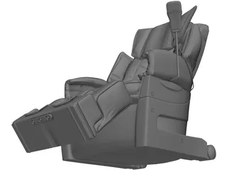 Massage Chair 3D Model preview